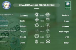 Rezultati 9. kola Prve futsal lige FBiH